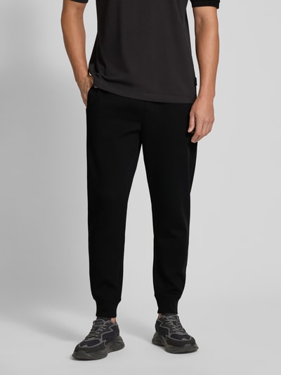 ARMANI EXCHANGE Spodnie dresowe z elastycznym ściągaczem Czarny 4