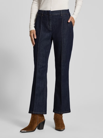 OPUS PANTS Jeans mit Längsnähten Modell 'Luane' Dunkelblau 4