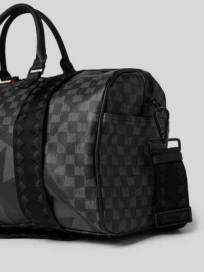 Sprayground Torba typu duffle bag z detalem z logo model ‘HANGOVER DRIP CHECK’ Czarny 3