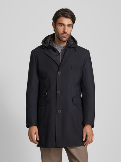 bugatti Parka met capuchon Zwart - 4