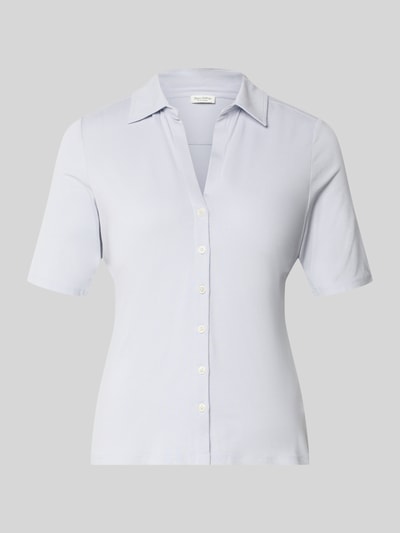 Marc O'Polo Regular Fit 3/4-Shirt aus Viskose-Mix Hellblau 2
