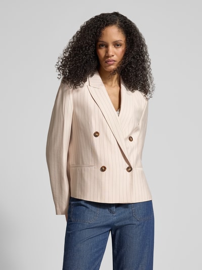 Jake*s Collection Regular Fit Blazer mit Reverskragen Sand 4