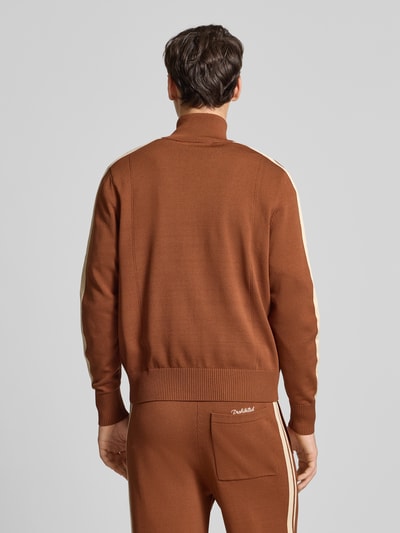 PROHIBITED Gebreid jack met ritssluiting Hazelnoot - 5