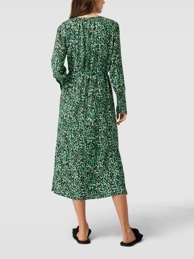 comma Midi-jurk met druppelvormige hals Groen - 5