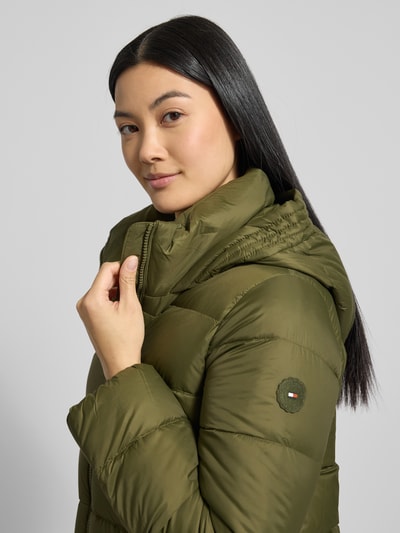 Tommy Hilfiger Regular Fit Daunenjacke mit Label Patch Oliv 3