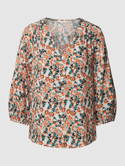 Tom Tailor Blouse met all-over motief Lichtgrijs - 2