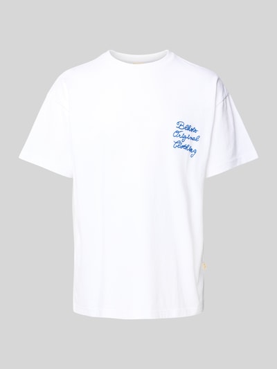 BLKVIS T-shirt met labelstitching, model 'PRIMAVERA' Wit - 2