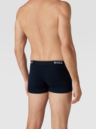 BOSS Trunks mit elastischem Logo-Bund im 3er-Pack Dunkelblau 4