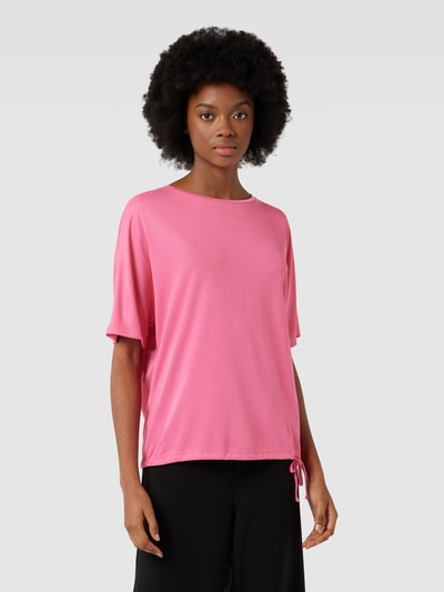 Tom Tailor T-Shirt mit Tunnelzug am Saum Pink 4