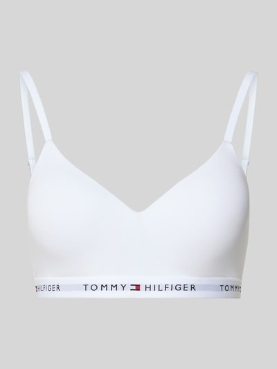 Tommy Hilfiger Bralette aus Baumwoll-Modal-Mix Weiss 1