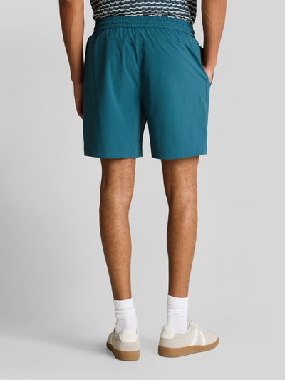 Tom Tailor Denim Relaxed Fit Sweatshorts mit Tunnelzug Petrol 5