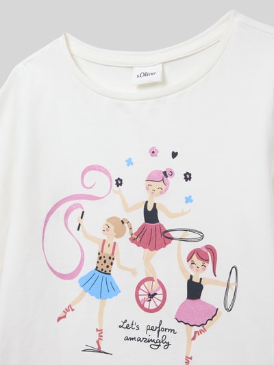 s.Oliver RED LABEL Regular fit shirt met lange mouwen van puur katoen Wit - 2