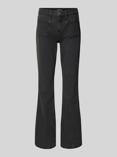 Guess Jeans Jeansy z poszerzaną nogawką i wpuszczanymi kieszeniami Antracytowy 2