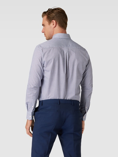 Fynch-Hatton Koszula casualowa o kroju regular fit z kołnierzykiem typu button down Czerwony melanż 5