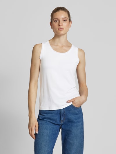 (The Mercer) N.Y. Tanktop mit U-Ausschnitt Weiss 4