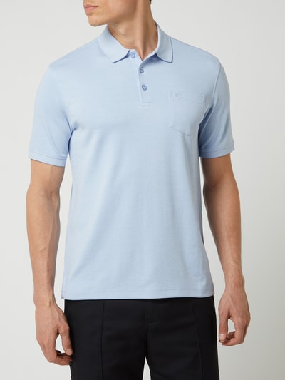 bugatti Poloshirt met borstzak Lichtblauw - 4