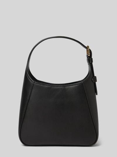 Lauren Ralph Lauren Lederhandtasche mit Label-Anhänger Modell 'TANNER' Black 4