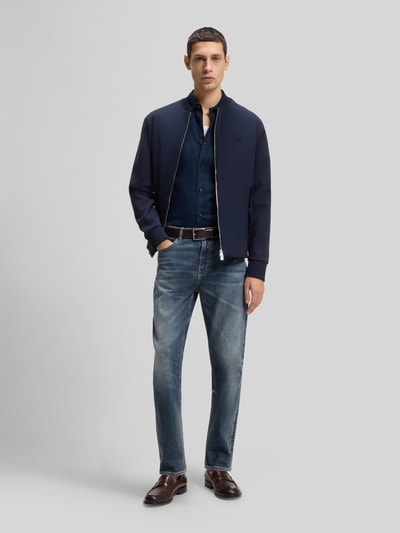 BOSS Straight Fit Jeans mit 5-Pocket-Design Modell 'C-OGDEN' Blau 1