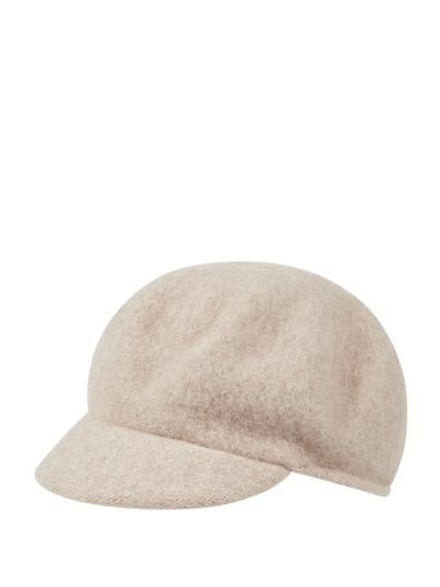 Loevenich Baker Boy Hat aus Wolle Beige 1