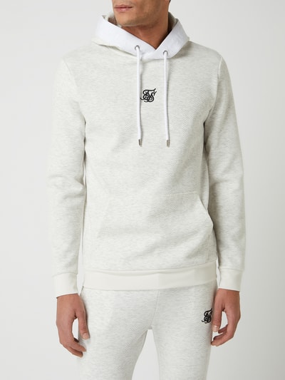 SIK SILK Hoodie mit Logo  Offwhite 4