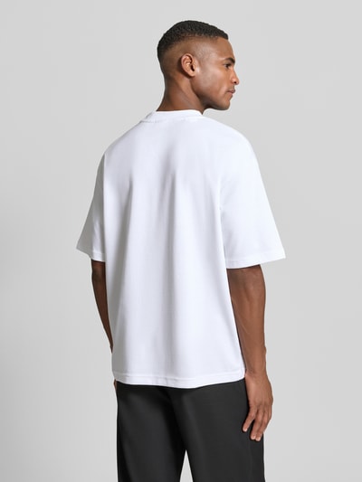 SELECTED HOMME Loose Fit T-Shirt aus Baumwoll-Mix im 3er-Set Modell 'LOOSEOSCAR' Weiss 5