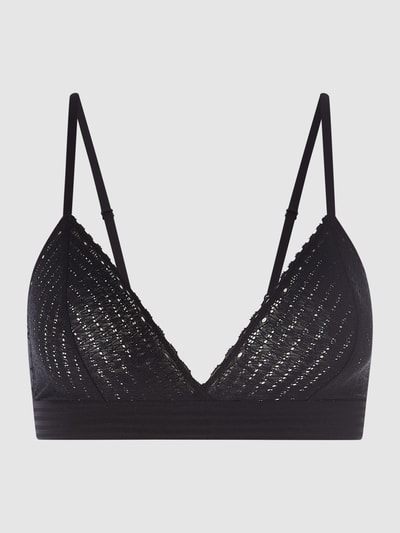 DKNY Triangel-BH aus Spitze und Mesh  Black 2