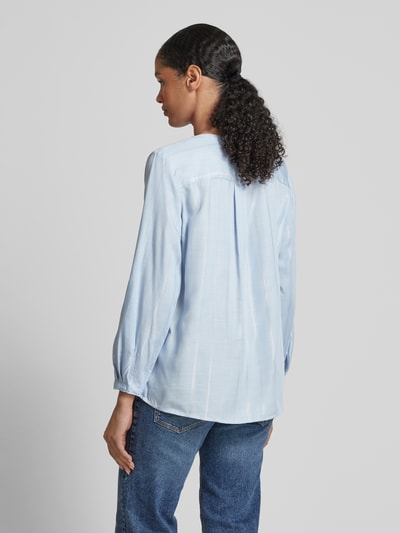 Tom Tailor Regular Fit Bluse aus Lyocell-Mix mit aufgesetzten Brusttaschen Bleu 5