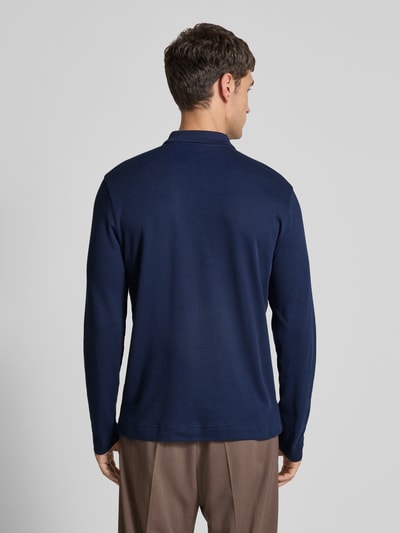 Christian Berg Men Slim fit poloshirt met ritssluiting Donkerblauw - 5