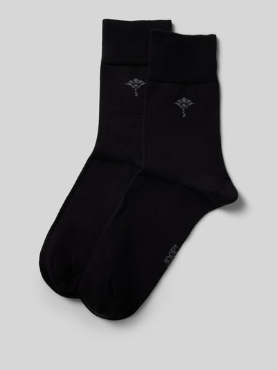 JOOP! Collection Socken mit Label-Print im 2er-Pack Black 1