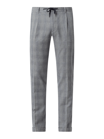 Tommy Hilfiger Pants Bundfaltenhose mit Viskose-Anteil Modell 'Denton Active' Silber 2