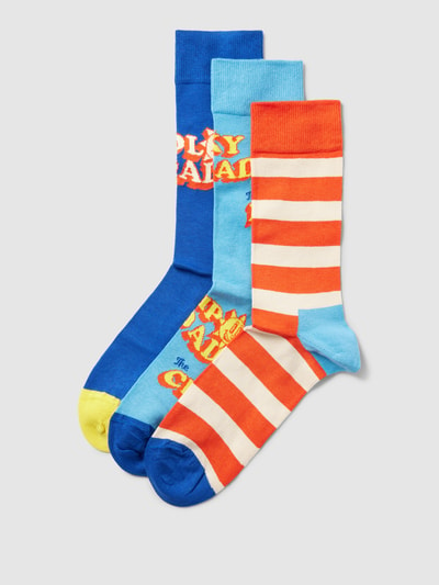 Happy Socks Socken mit Stretch-Anteil Modell 'Father Of The Year' im 3er-Pack Blau 1