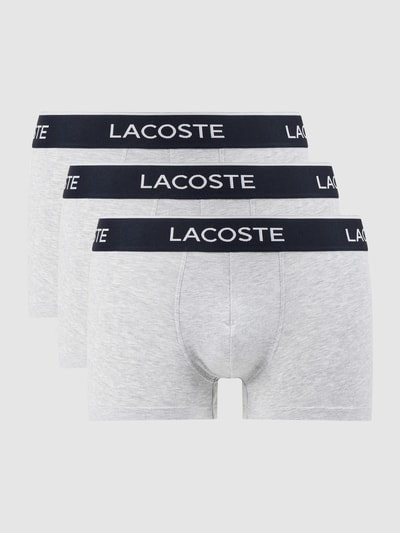 Lacoste Boxershort met labeldetails in een set van 3 stuks Lichtgrijs - 1