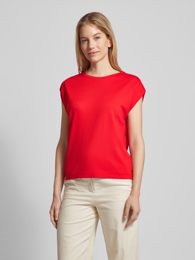 Someday T-shirt z okrągłym dekoltem model ‘Ujanet’ Czerwony 4