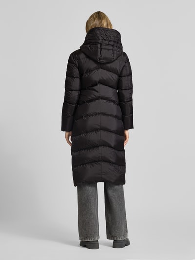 Peuterey Płaszcz pikowany z wpuszczanymi kieszeniami model ‘NUNKI’ Czarny 5