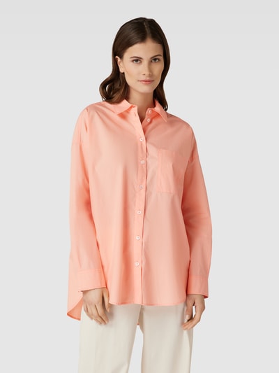 Drykorn Bluzka koszulowa o kroju oversized z kieszenią na piersi Morelowy 4
