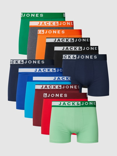 Jack & Jones Boxershort met elastische band met logo in een set van 12 stuks Oranje - 1