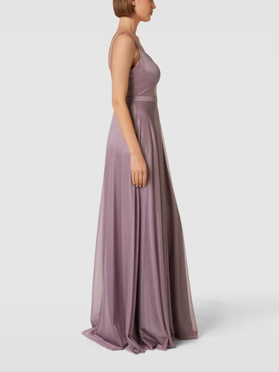 TROYDEN COLLECTION Abendkleid mit Herz-Ausschnitt Lavender 4