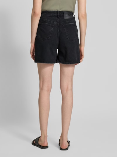 HUGO Regular fit korte jeans in 5-pocketmodel, model 'Gelita' Antraciet - 5