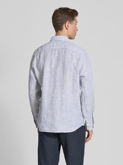 Marc O'Polo Koszula lniana o kroju regular fit z czystego lnu Granatowy 5