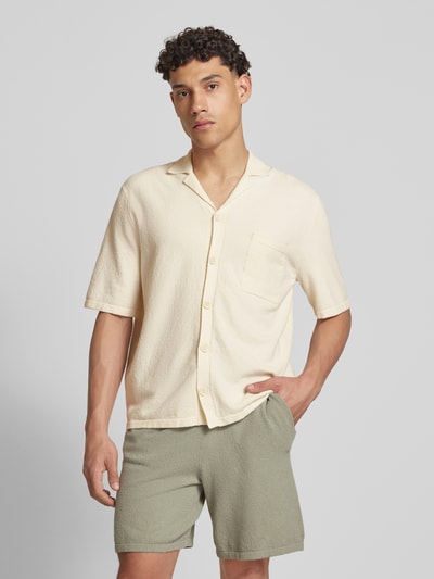 Only & Sons Vrijetijdsoverhemd met knoopsluiting, model 'FRANKIE' Offwhite - 4