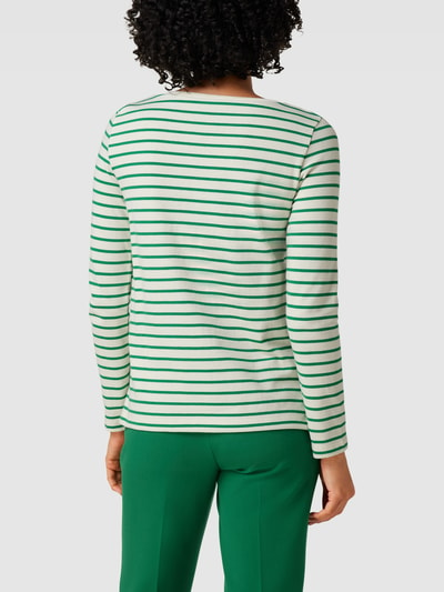 Weekend Max Mara Longsleeve mit Streifenmuster Modell 'FRETTY' Gruen 5