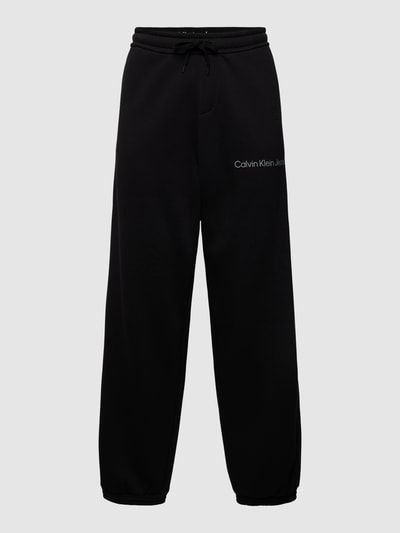 Calvin Klein Jeans Sweatpants mit Label-Print Black 2