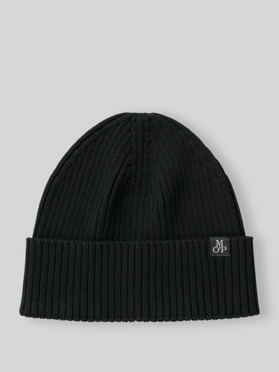 Marc O'Polo Mütze mit Label-Patch BLACK 1