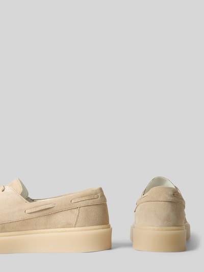 Antony Morato Lederloafer mit Label-Details Modell 'ARTIE' Beige 2