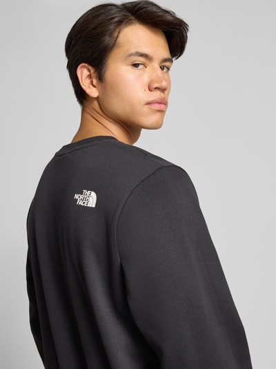 The North Face Sweatshirt mit Label-Print Black 3