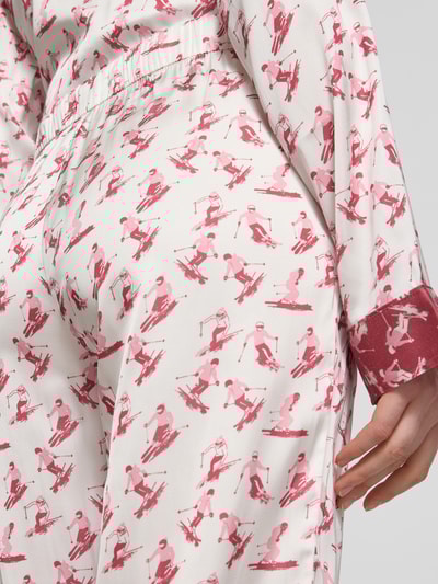 Christian Berg Woman Regular Fit Pyjama-Hose mit Tunnelzug Offwhite 3
