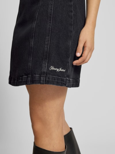 Tommy Jeans Jeanskleid mit Ziernähten Modell 'CUT SEAM' Anthrazit 3