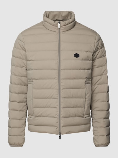 Emporio Armani Steppjacke mit Logo-Patch Beige 2