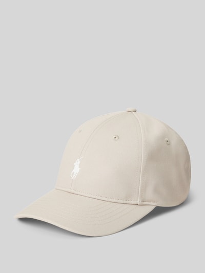 Polo Ralph Lauren Basecap mit Logo-Stitching Offwhite 1