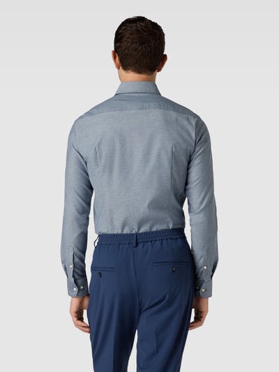 BOSS Slim Fit Business-Hemd mit Knopfleiste Modell 'Hank' Bleu 5